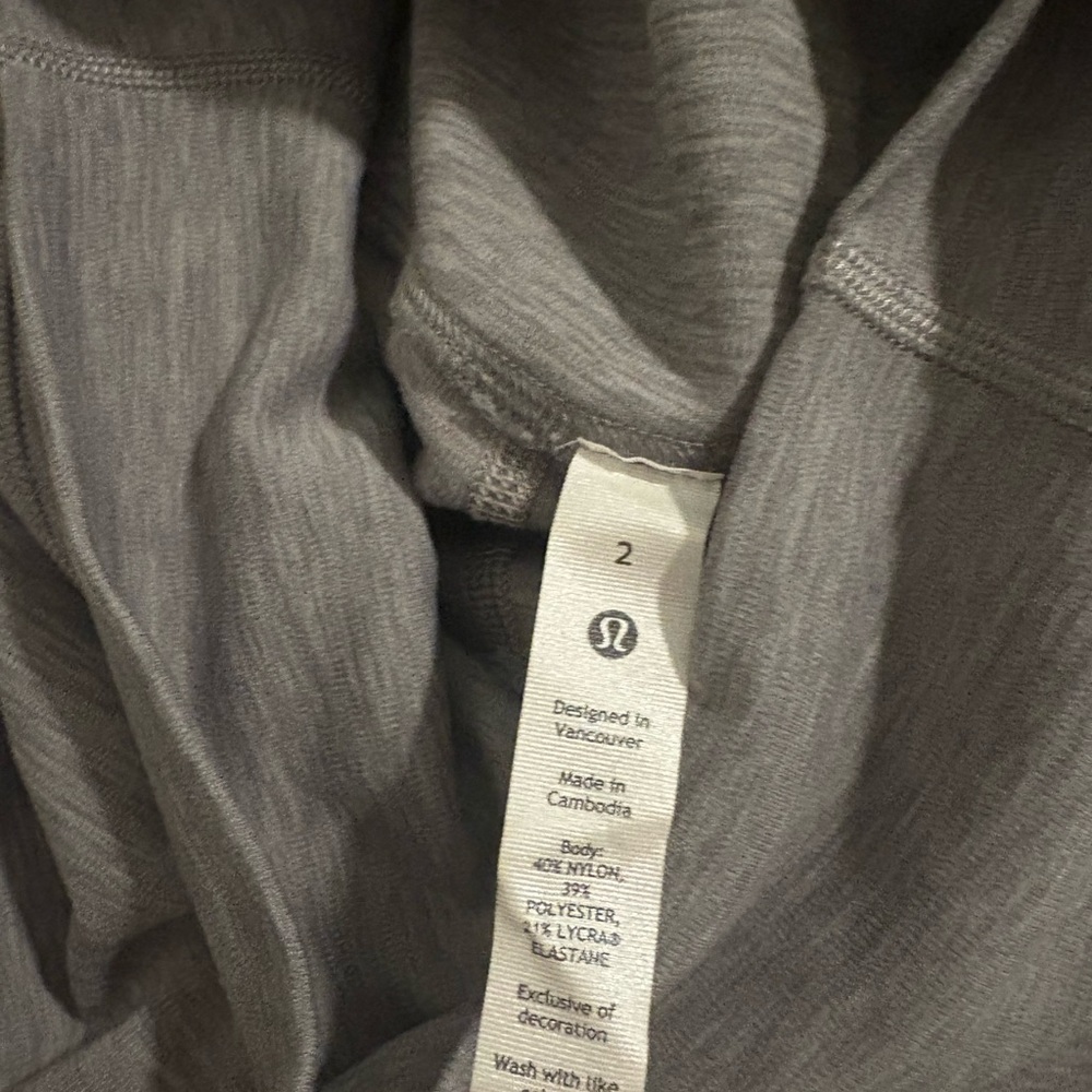 Lululemon Athletica Heathered Gray Leggings - Picture 5 of 7